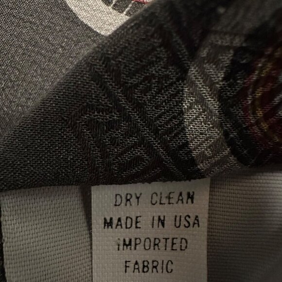 RM Style Harley Davidson Motorcycles Men's Green Silk Tie - Picture 6 of 6